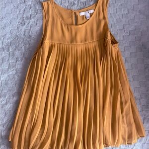 Pleated Sleeveless Top